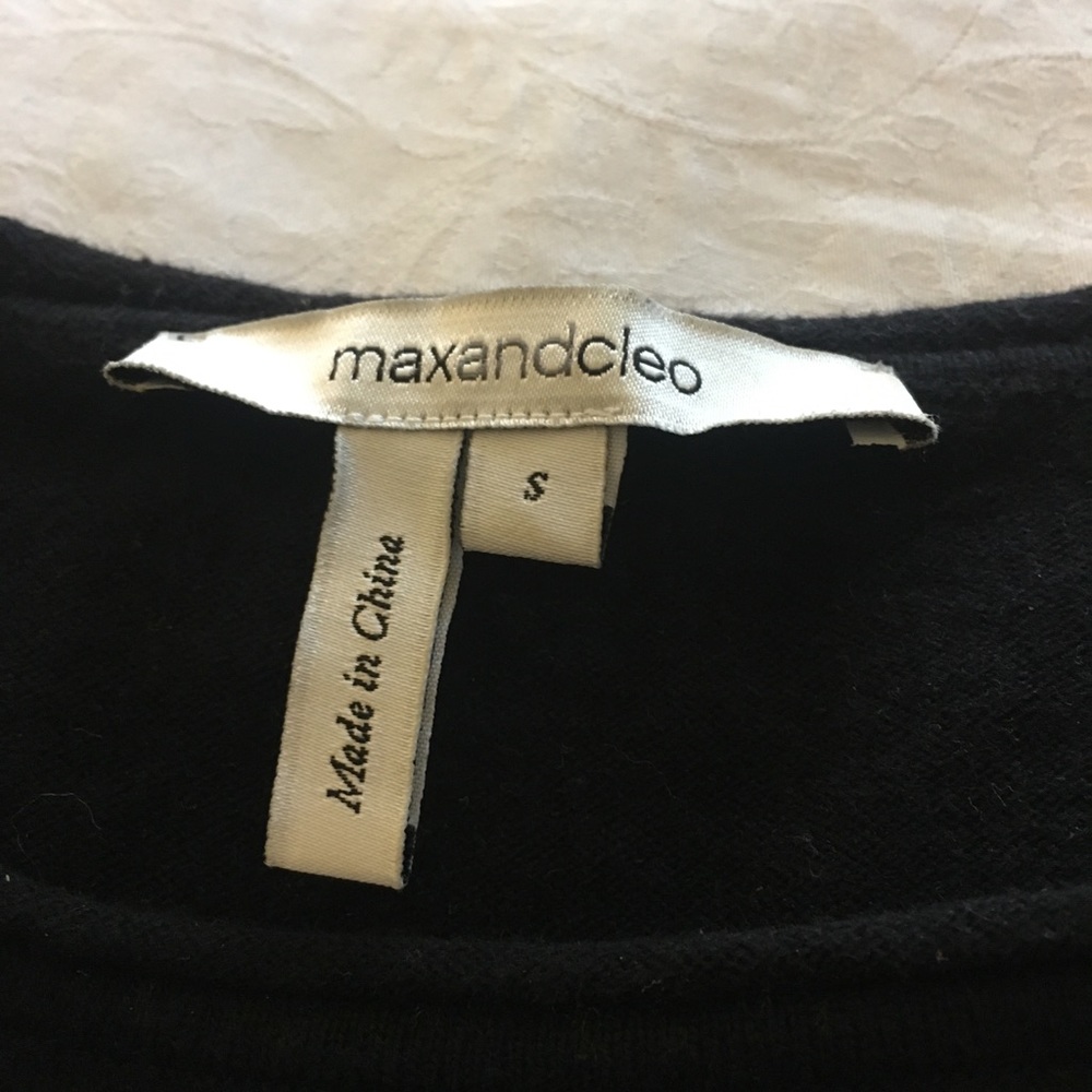 Max & Cleo Striped Ombre Sweater Dress - Picture 5 of 6